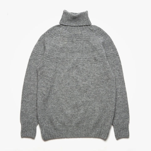 Свитер YMC Yoke Roll Neck Grey